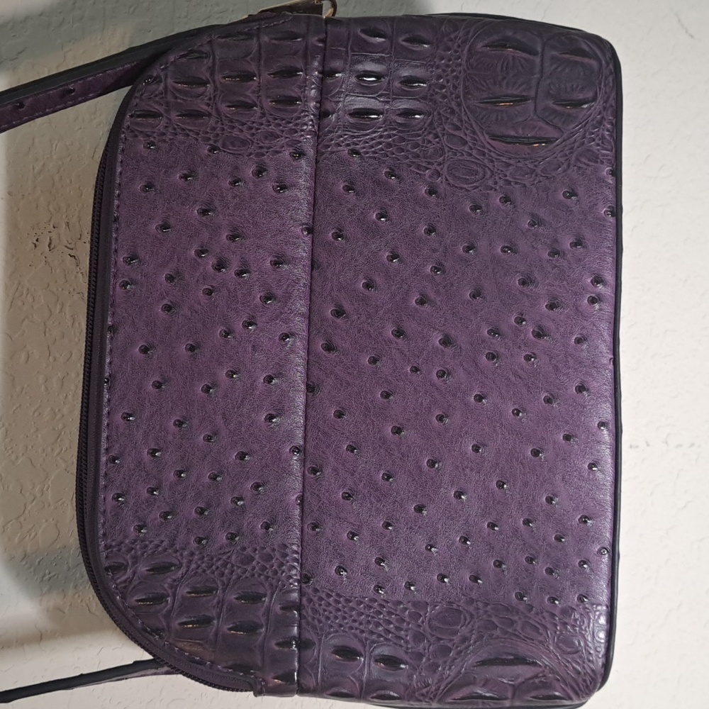 Dasein Purse Women’s Tassel Zipper Pocket Crossbody Fashion Travel Bag Purple - Picture 3 of 13